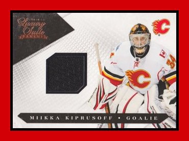 2010-11 Luxury Suite #11 Miikka KIPRUSOFF 226/599 Jersey
