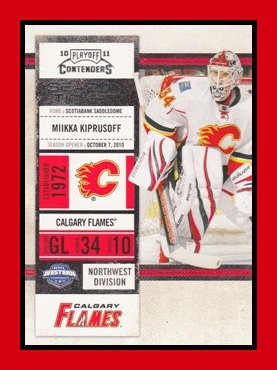2010-11 Panini Contenders #63 Miikka KIPRUSOFF