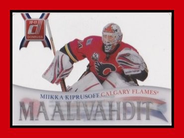 2010-11 Donruss #12 Miikka KIPRUSOFF Les Gardiens