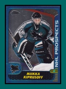 2001-02 Topps Chrome #141 Miikka KIPRUSOFF NHL Prospects